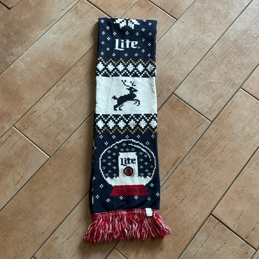 Miller Lite Unisex Oblong Christmas Scarf